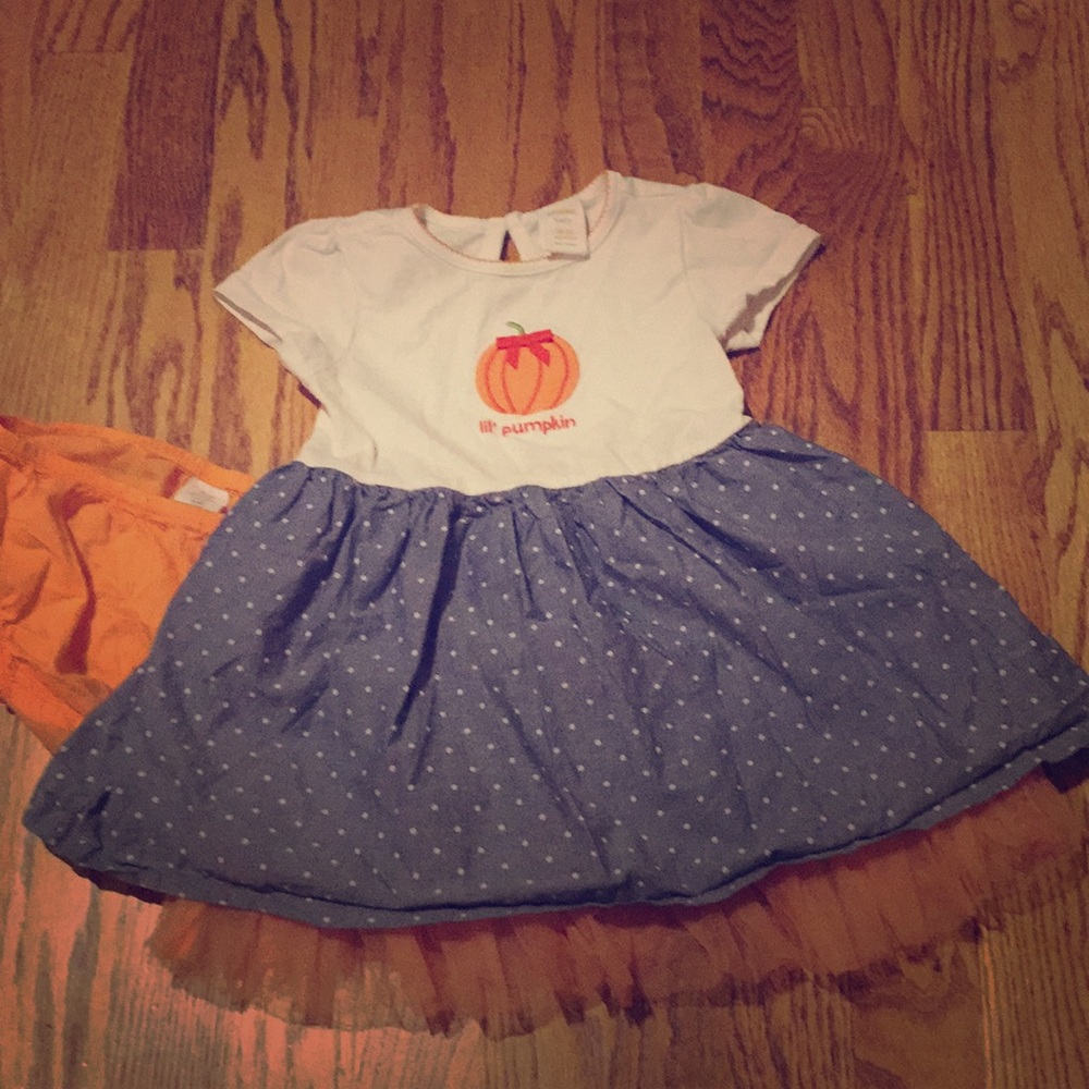 Little Pumpkin Gymboree Halloween dress 18-24